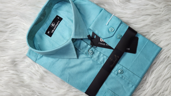 Export quality fancy cotton fabrics solid colour Shirt